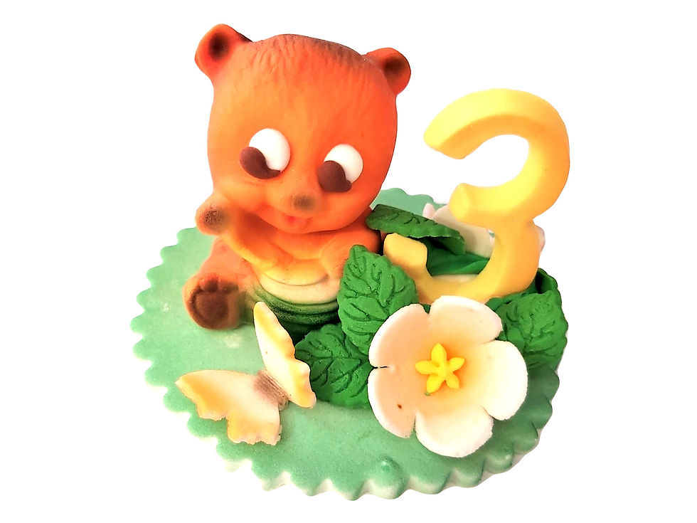 Dekors bērnu kūkām "3 gadi"