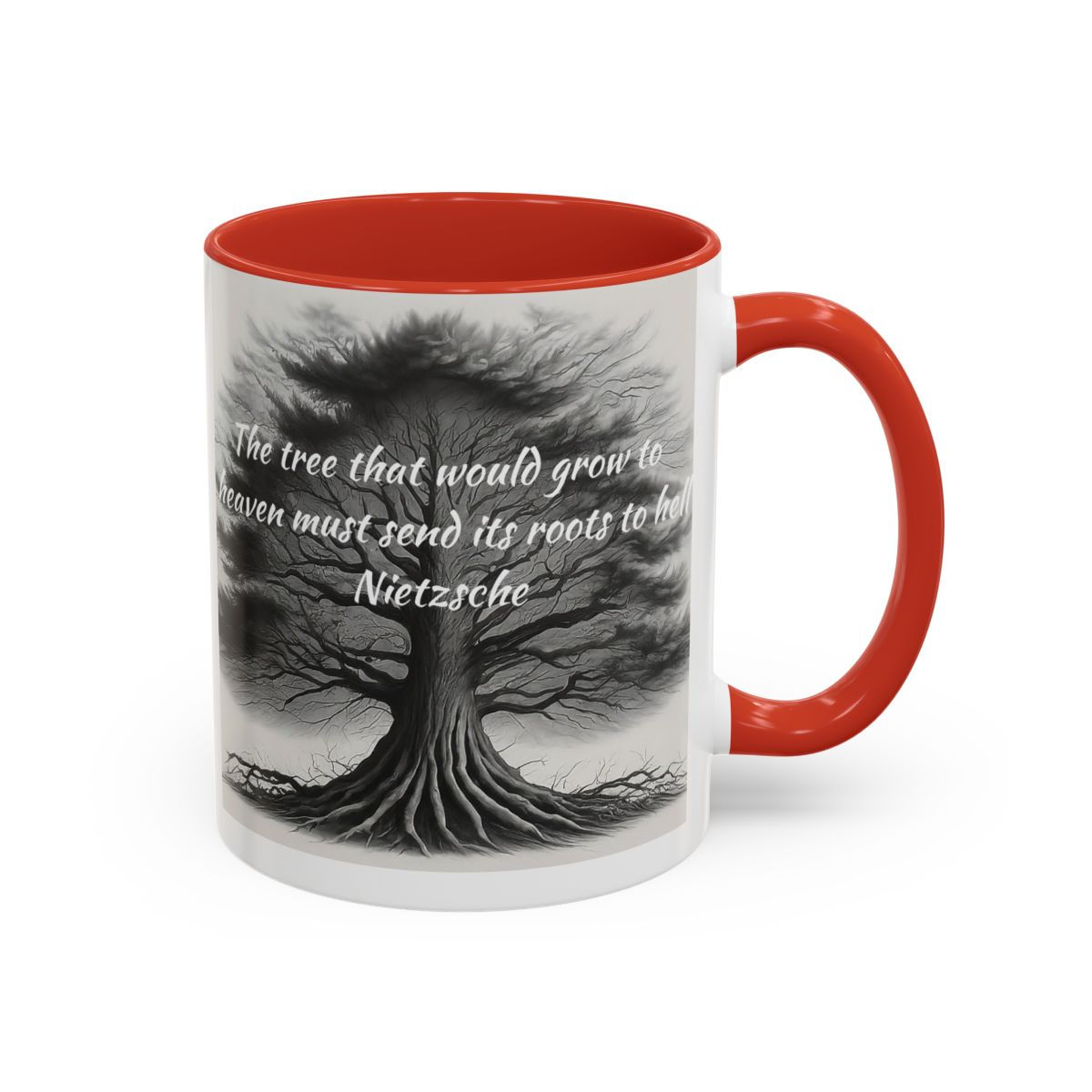 Nietzsche's "The Tree" Ceramic Coffee/Tea Mug (11, 15oz)