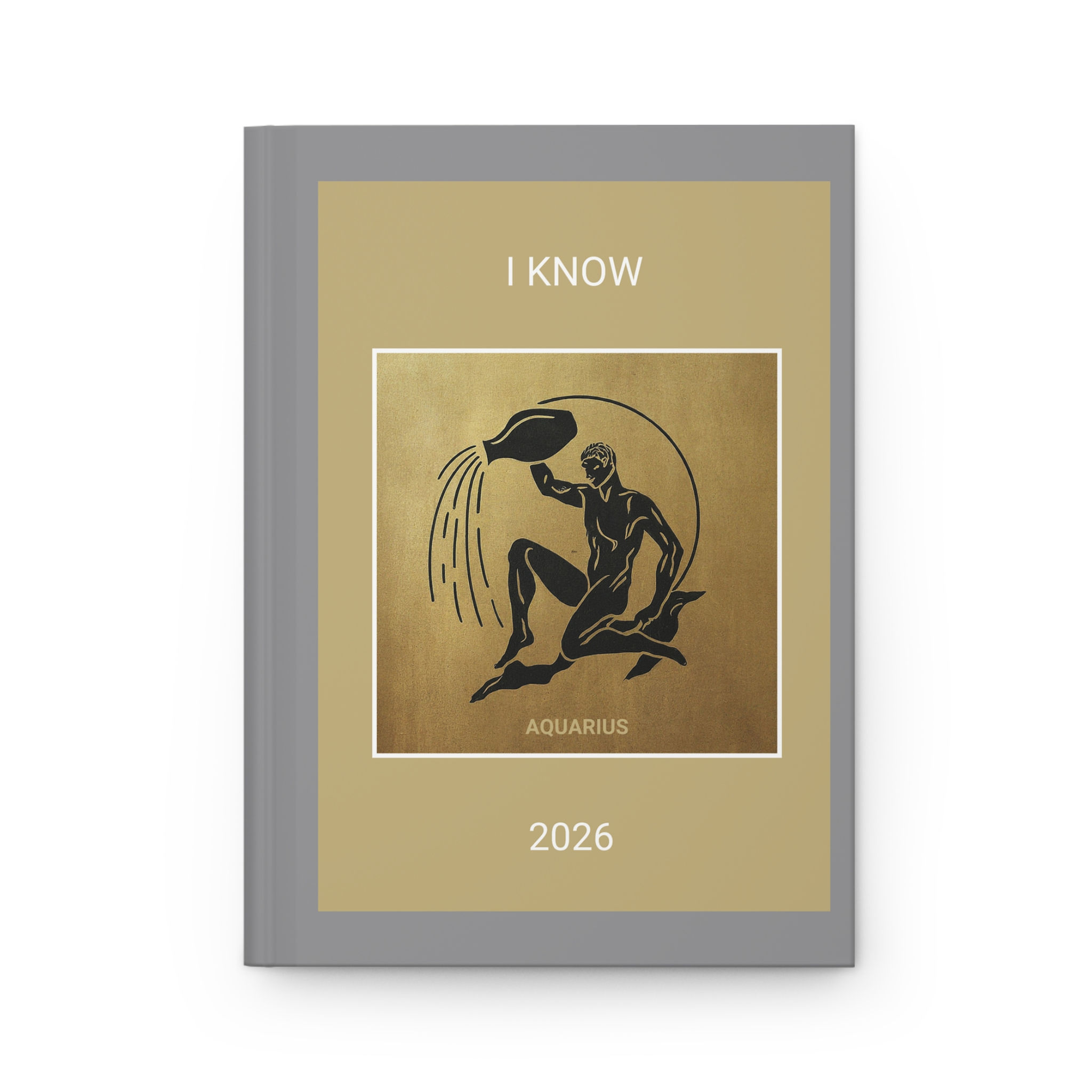 2026 Aquarius Hardcover Journal