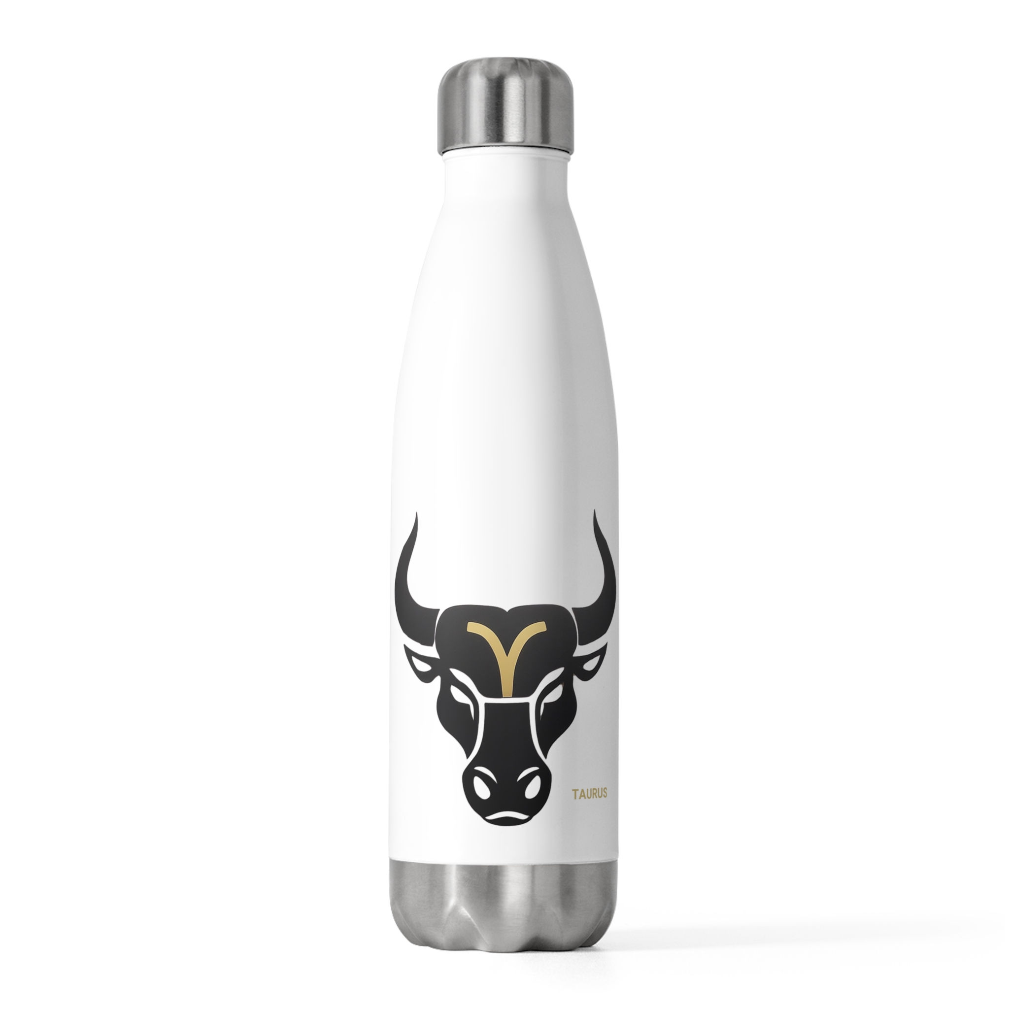 TAURUS Black & Gold Insulated Bottle, 20 oz