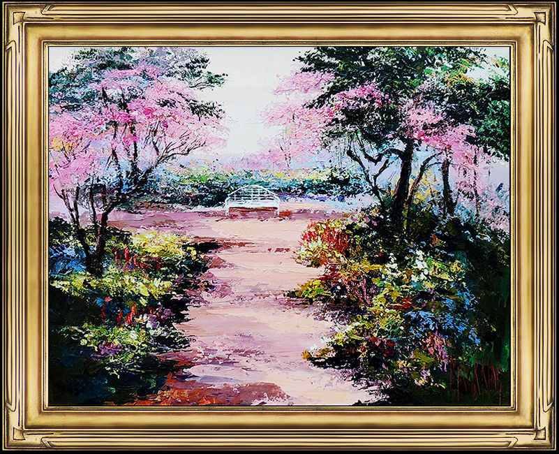 "Original Cherry Blossom Garden" by Mark King