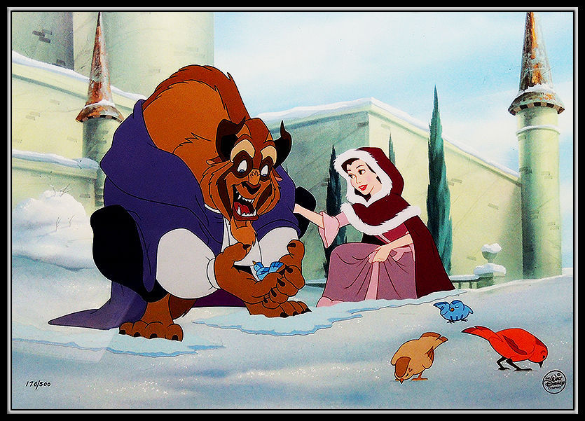 Thumbnail: "Heartwarming - Beauty and the Beast, Setup Cel"