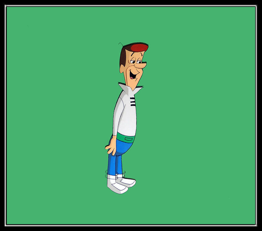 Thumbnail: "Original Hand Painted Production Cel - Comedy of George"