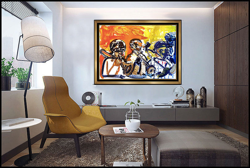 Thumbnail: "Brass Section (from the Jazz Suite)" by Romare Bearden