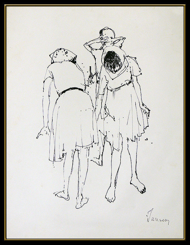 Thumbnail: "Original Trois Femmes" by Jean Jansem