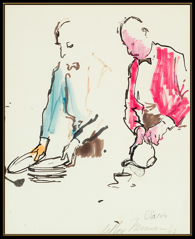 Thumbnail: "Les Garcons Original" by LeRoy Neiman