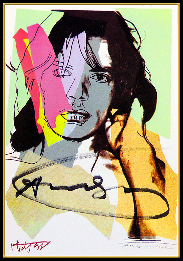 Thumbnail: "Signed Mick Jagger Portrait" by Andy Warhol
