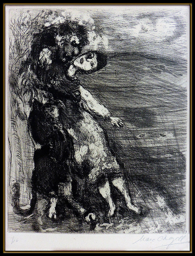 Thumbnail: "Fables de La Fontaine: The Lion In Love" by Marc Chagall