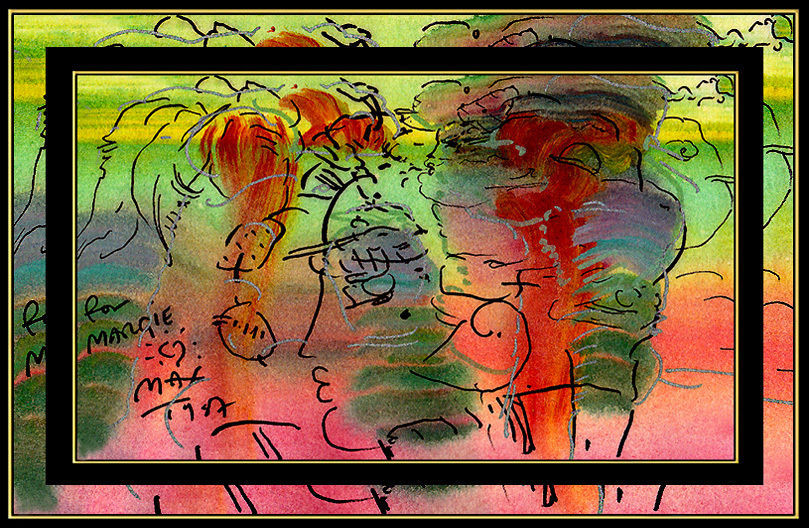 Thumbnail: "Original Blushing Beauty" by Peter Max