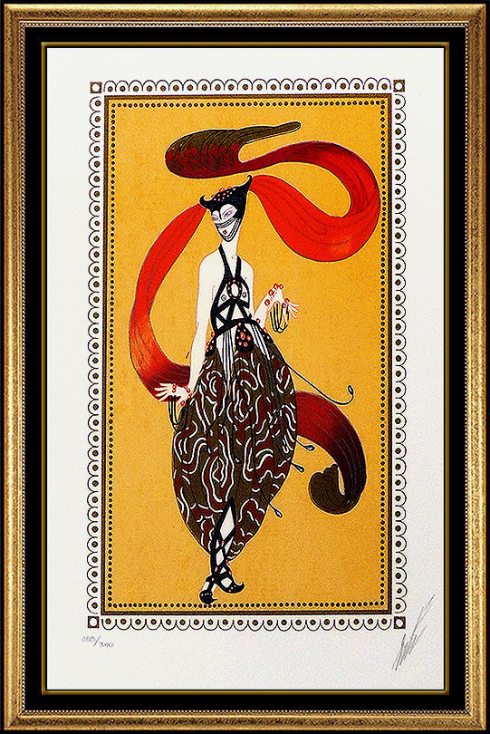"Beauty Of Bagdad" by Erte