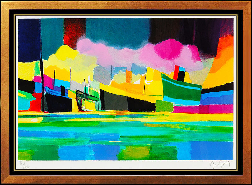 "Grande Marine aux Fumees Roses" by Marcel Mouly