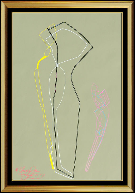 "Two Figures" by Mihail Chemiakin
