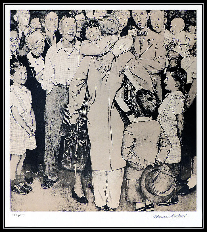 Thumbnail: "The Homecoming" by Norman Rockwell