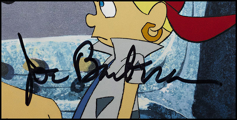 Thumbnail: "Flintstones Hanna Barbera Original Hand Painted Production Cel Signed"