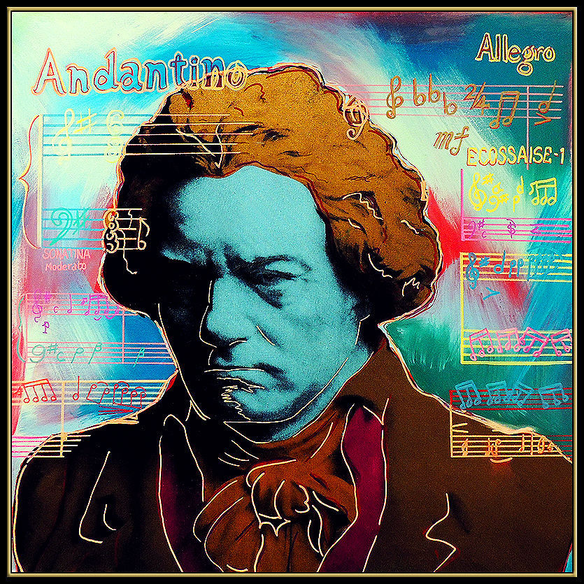 Thumbnail: "Beethoven" by Steve Kaufman