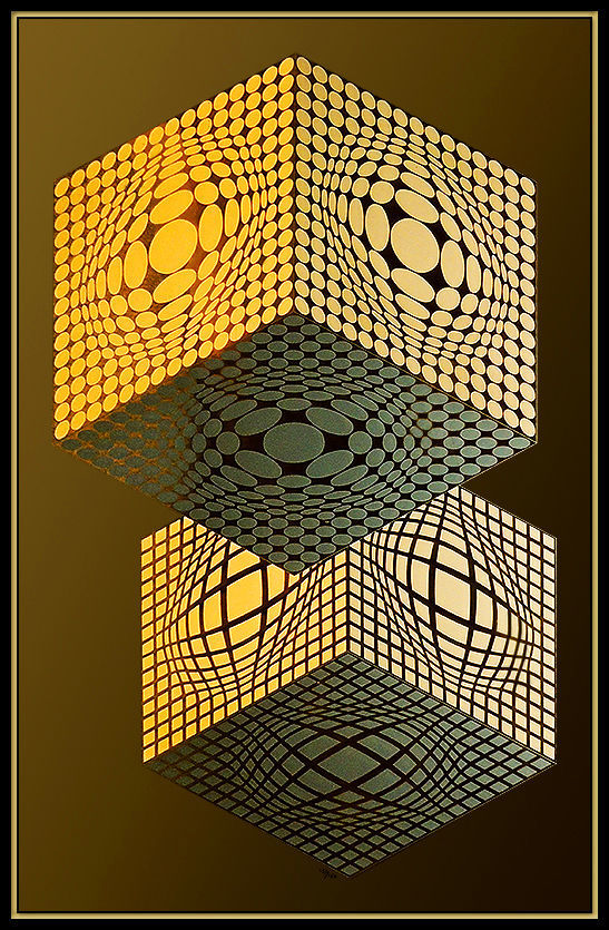 Thumbnail: "Vega Kocka" by Victor Vasarely