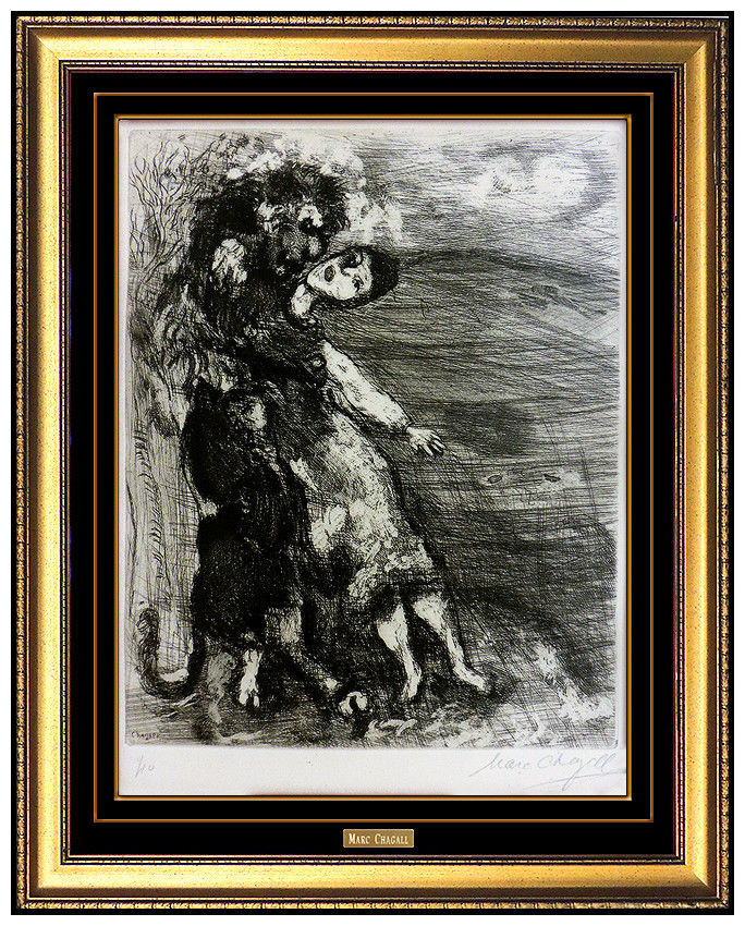 "Fables de La Fontaine: The Lion In Love" by Marc Chagall