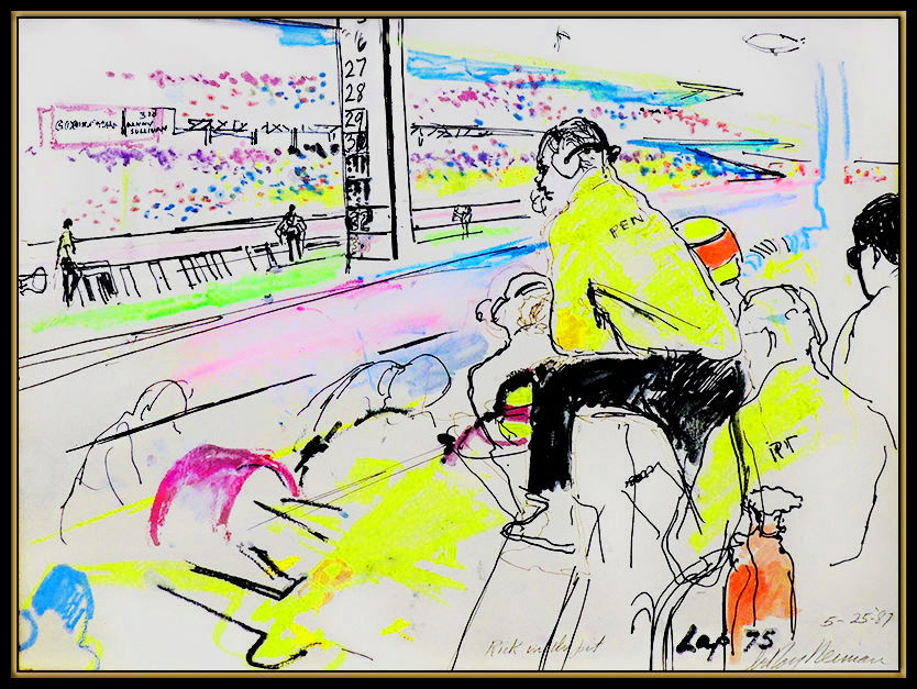 Thumbnail: "Roger Penske, Happy 50th Birthday" by LeRoy Neiman