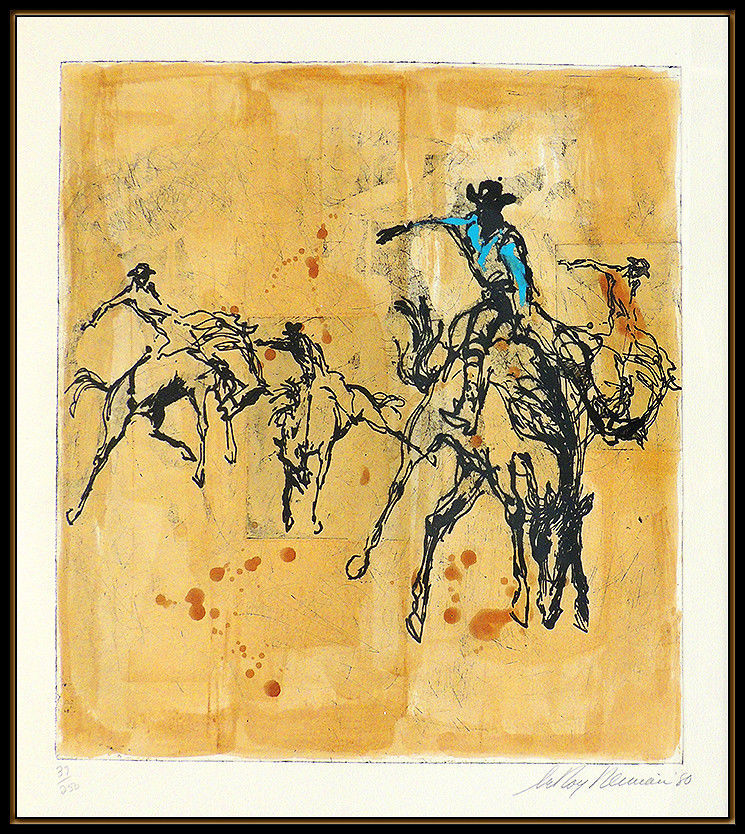 Thumbnail: "Rodeo" by LeRoy Neiman