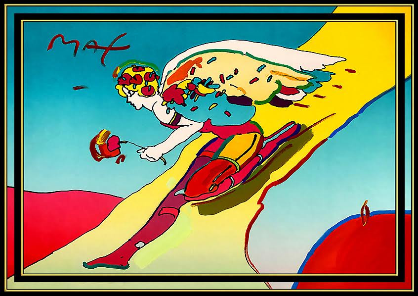 Thumbnail: "Original Descending Lady" by Peter Max
