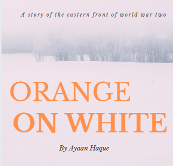 Orange On White