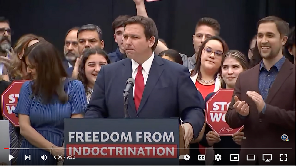 DeSantis making speech