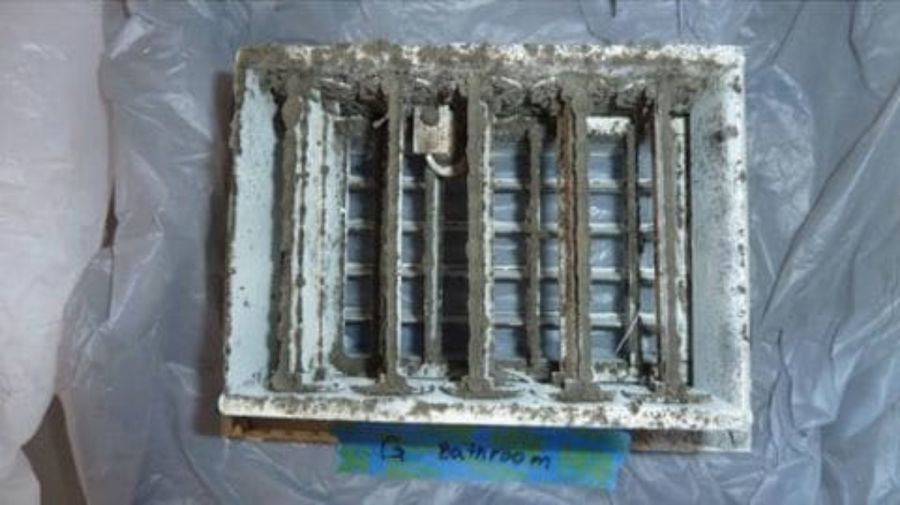 Mold at a military family’s home at Laughlin Air Force Base, TX. MILITARY FAMILY ADVISORY NETWORK
