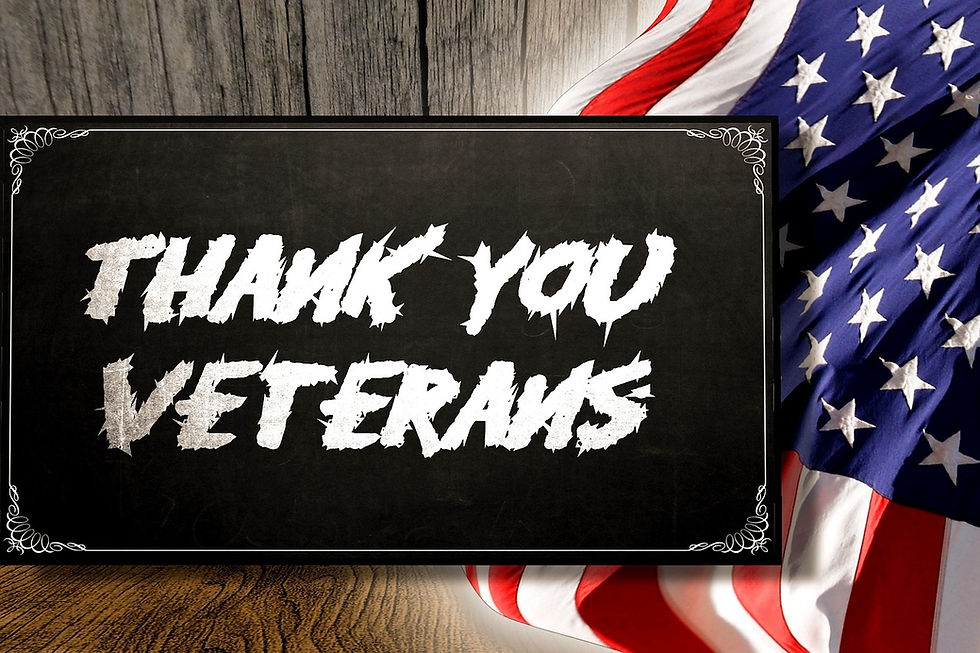 Our veterans and active duty personnel deserve our gratitude.