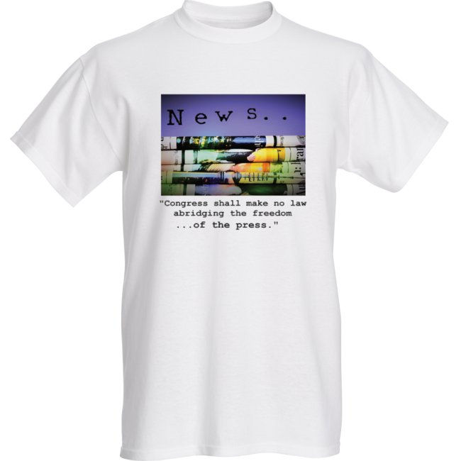 First Amendment Fruit of the Loom®printed heavy cotton HD™ T-shirt