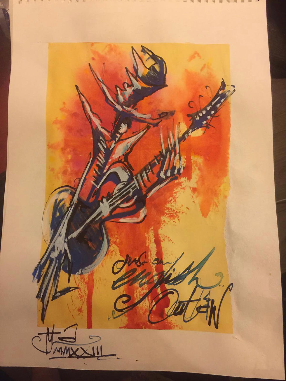 Just an English Outlaw - 40th Anniversary - Original Art