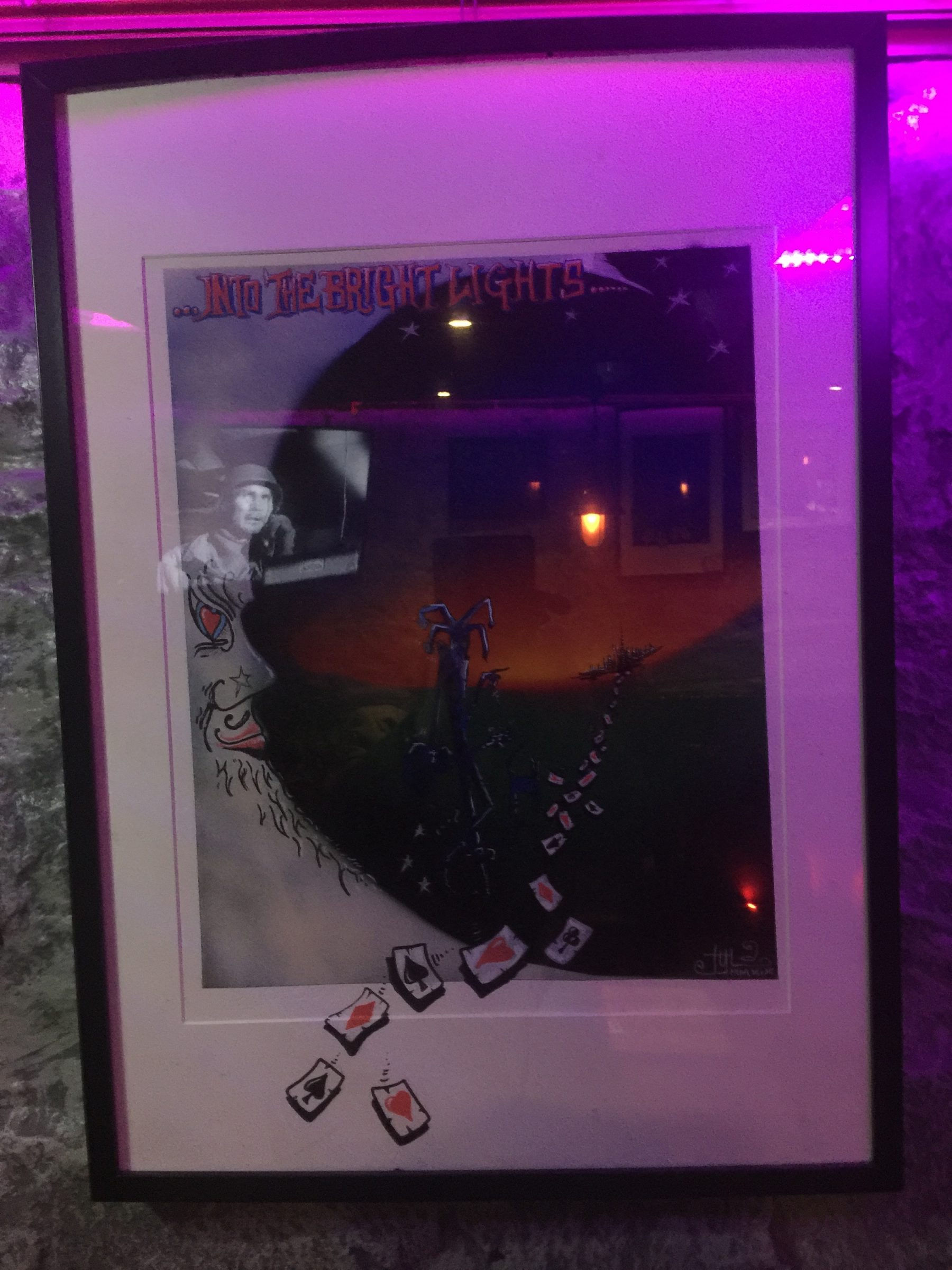 Into the Bright Lights - Original Art