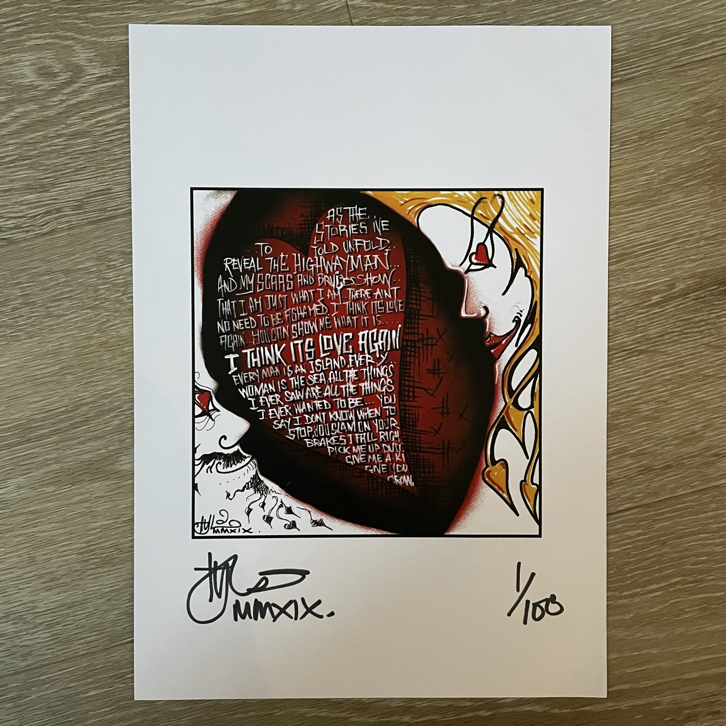 Love Again - A4 Art Print *Signed*