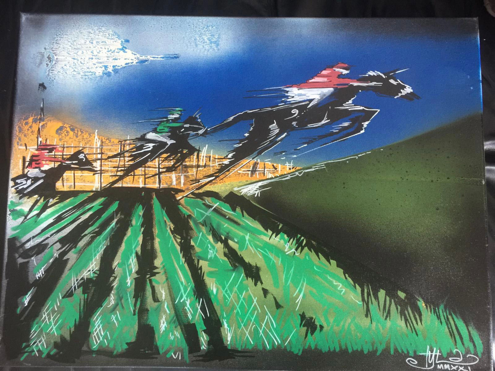 Horse Race #2 - Original Art