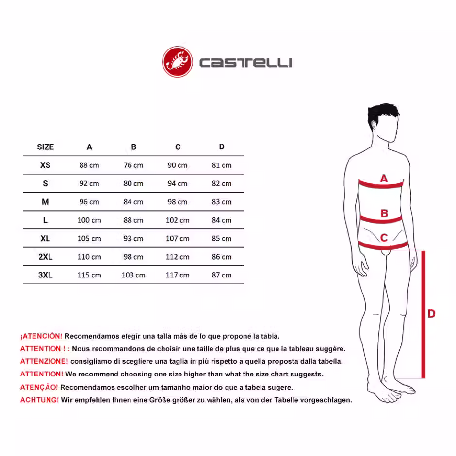 Miniatura: Maillot castelli prólogo lite talla 2xl