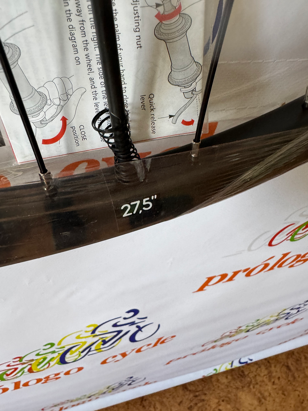 Miniatura: Rueda delantera 27’5 disco 6 tornillos 