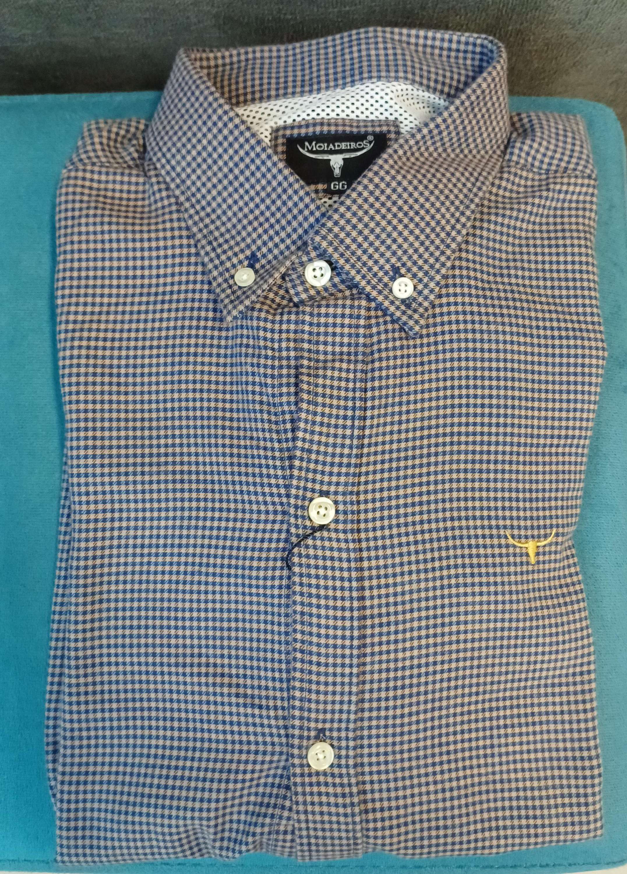 Camisa manga longa Moiadeiros xadrez 