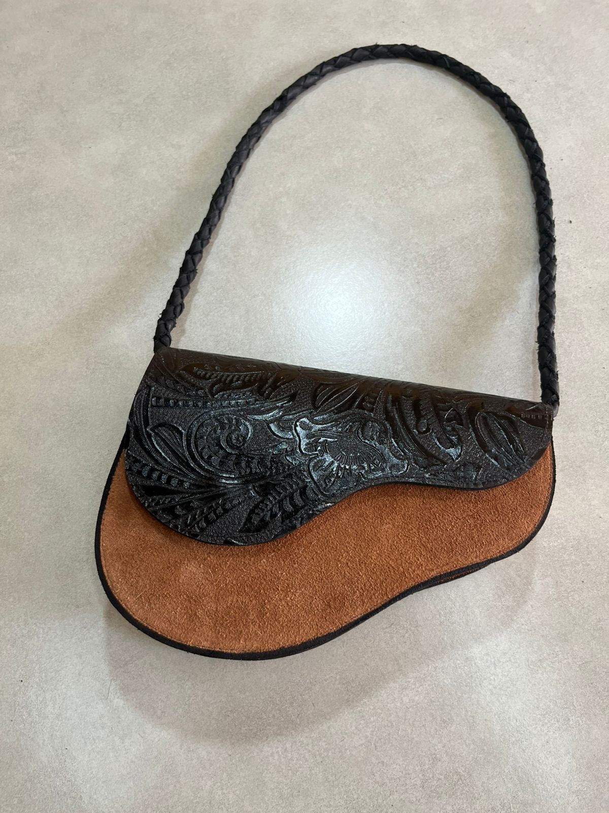 Bolsa sela couro legítimo 