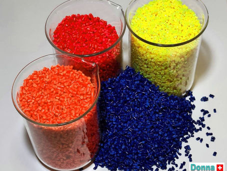 Nylon products can be very colourful today!!