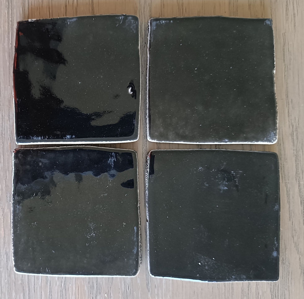 Thumbnail: Black handmade square tiles Australia