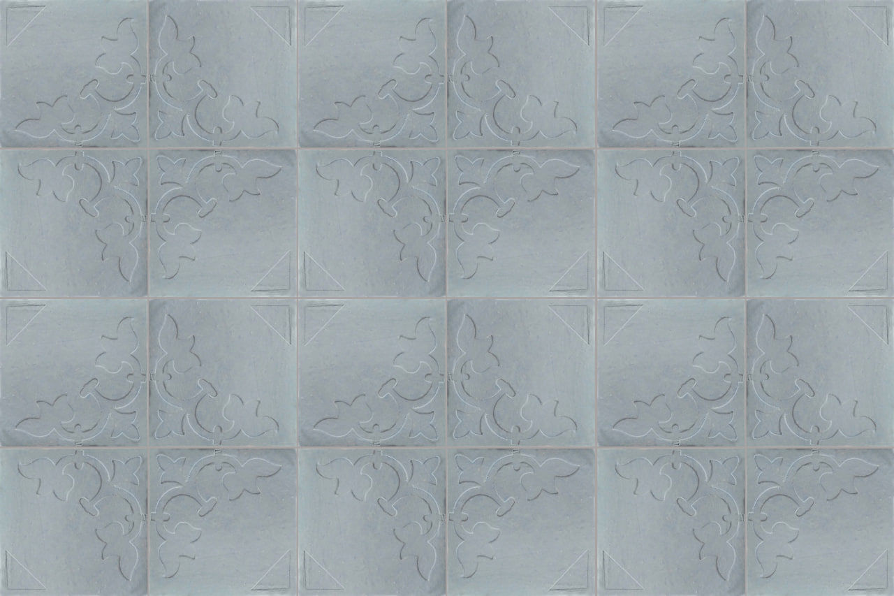 Square Through Body handmade Porcelain Tiles Australia