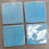Thumbnail: Turquoise handmade square tiles Australia