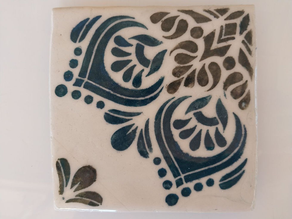 Mandala Hand Painted Tiles Australia