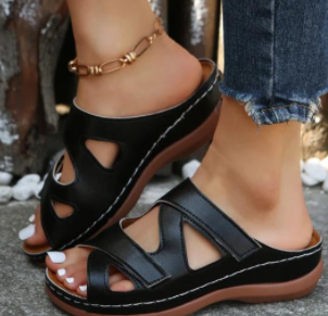 Women's Sandals - Rikous Thick Sole Beach Slippers