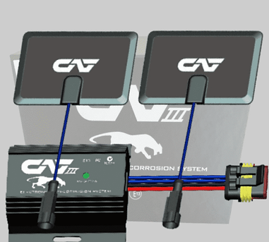 2-Pad-System - CAT ELECTRONIC RUST PROTECTION SYSTEM
