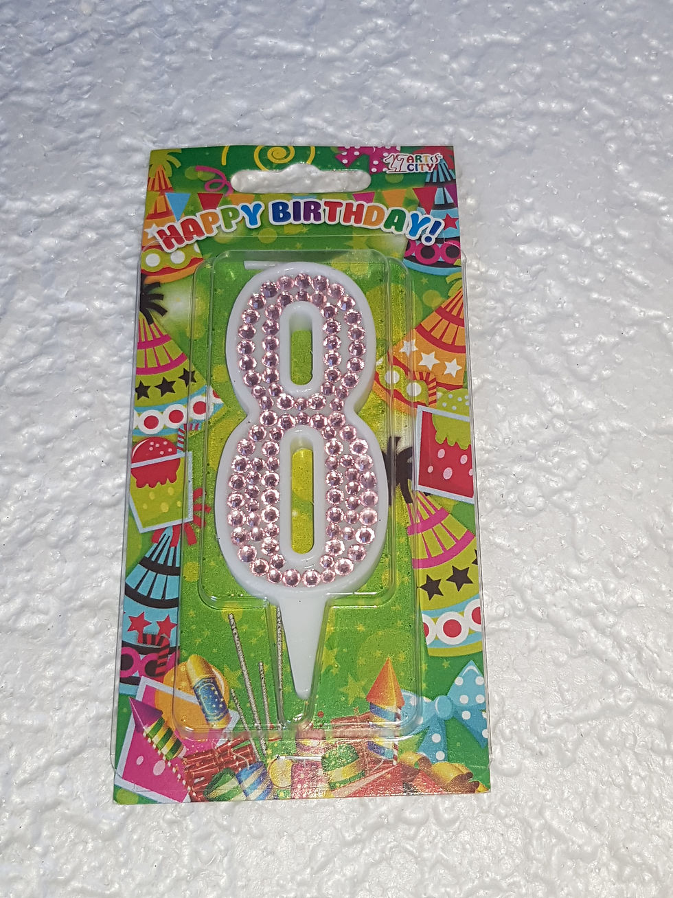 Миниатюра: Свічка в торт Стрази