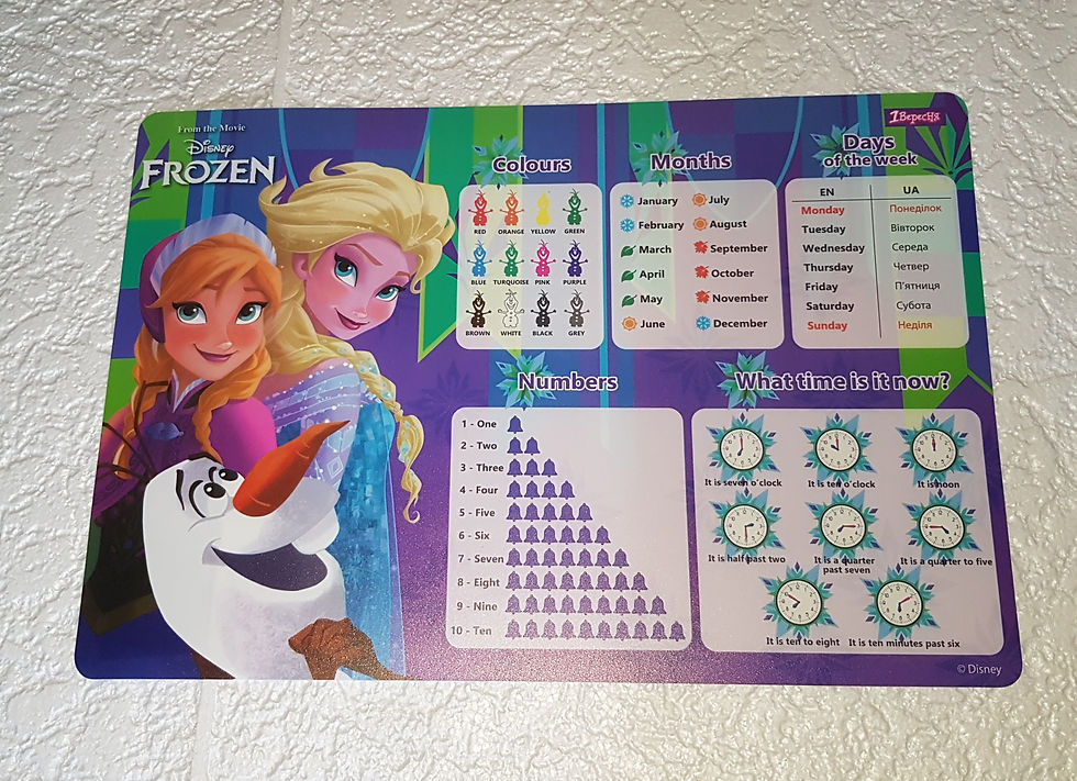 Миниатюра: Коврик для детского творчества ТМ Yes 