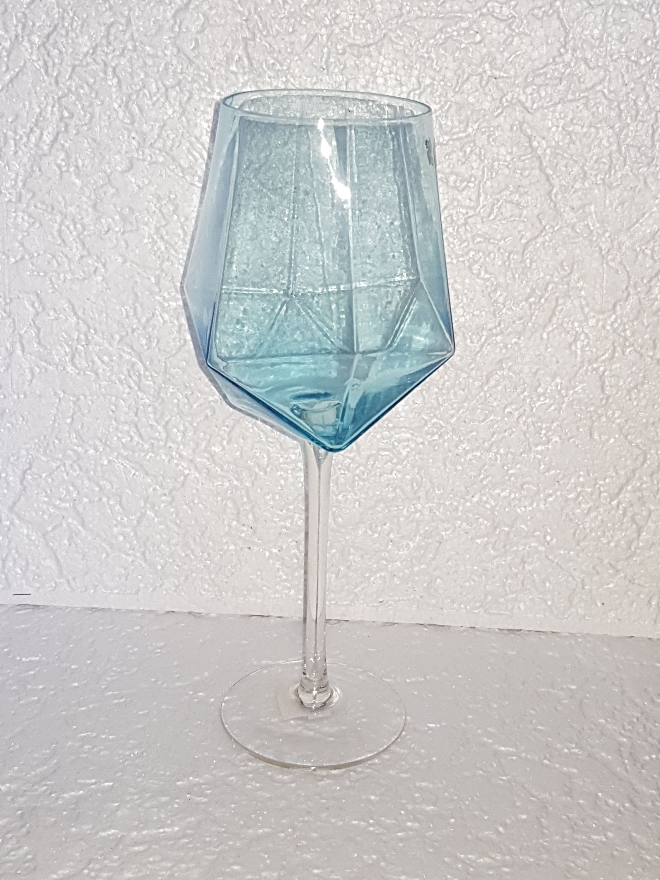 Бокал блакитний діамант 600 мл