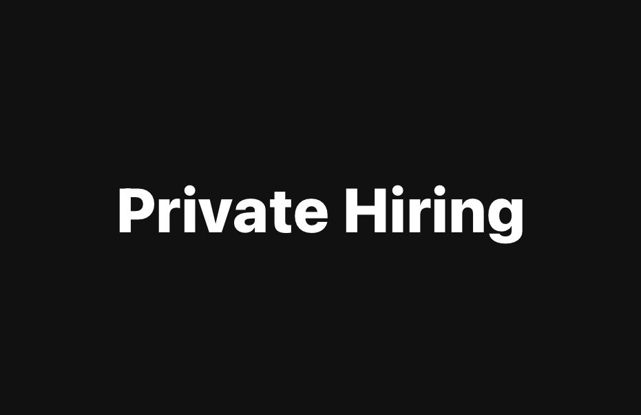 Private hiring