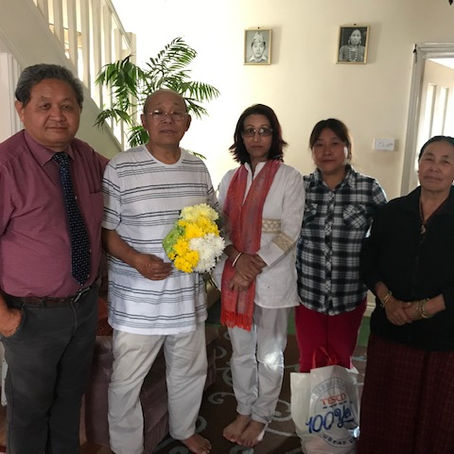 ’Get well soon visit to - Debendra Limbu Monday 29 July''