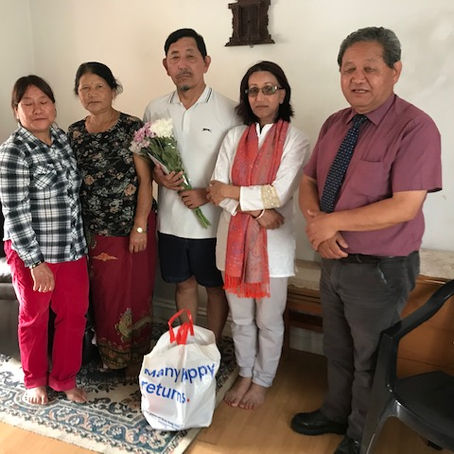 ‘’Get Well Soon visit to Mr Dewendra Limbu 29 July''